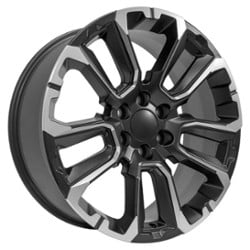 OE Replica Wheels CV68 24x10 6x139.7 28 ET 78.1 CB Satin Black Milled