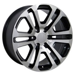 OE Replica Wheels CV99 20x9 6x139.7 31 ET 78.1 CB Black Machined