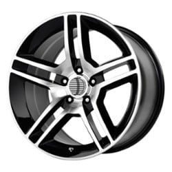 Performance Replicas PR101 18x10 5x114.3 24 ET 70.6 CB Gloss Black Machined