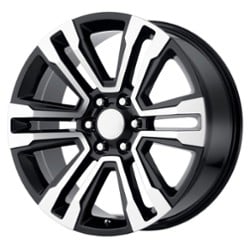 Performance Replicas PR182 20x9 6x139.7 24 ET 78.1 CB Gloss Black Machined