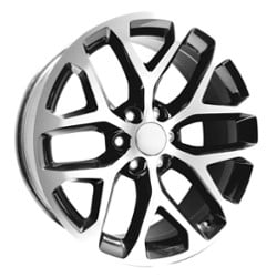 Performance Replicas PR177 22x9 6x139.7 24 ET 78.1 CB Gloss Black Machined Face