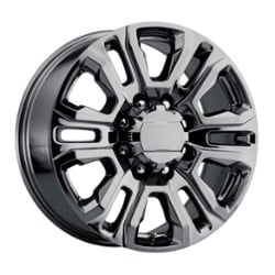 Performance Replicas PR207 20x8.5 8x180 47 ET 124.2 CB Black Chrome