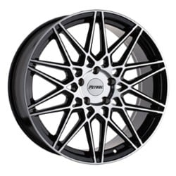 Petrol P3C 17x8 5x112 40 ET 66.6 CB Gloss Black w/ Machined Face