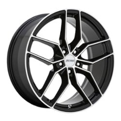 Petrol P5C 17x8 5x112 40 ET 66.6 CB Black Machined