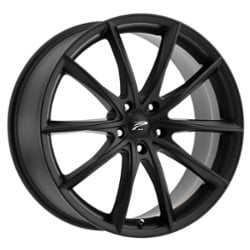 Platinum 435SB Flux 16x7 5x112 40 ET 66.6 CB Satin Black w/ Satin Clear Coat