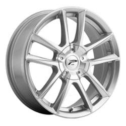 Platinum 436S Gemini Winter 16x7 5x115/5x110 35 ET 72.56 CB Bright Silver w/ Ultra Armor All-Season Coating