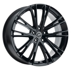 Platinum 458BK Prophecy 17x8 5x100 35 ET 63.3 CB Gloss Black with Clear-Coat