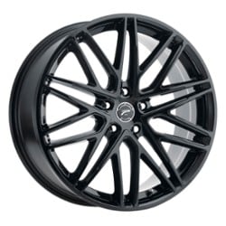 Platinum 460BK Atonement 17x8 5x120 35 ET 74.1 CB Gloss Black and Clear-Coat