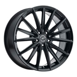 Platinum 461BK Exodus 17x8 5x110 35 ET 65.1 CB Gloss Black and Clear-Coat