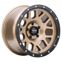 Pro Comp Series 40 Vertigo 17x9 5x127 -6 ET 83.1 CB Matte Bronze With Black Lip