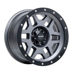 Pro Comp Series 41 Phaser 17x9 6x139.7 -6 ET 108 CB Matte Graphite With Black Lip