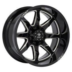 RBP Wheel 01R Saharan II 17x9 Blank 5 Lug/Blank 6 Lug -12 ET 78.1 CB Black Milled