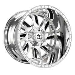 RBP Wheel 69R Swat 24x14 5x127/5x139.7 -76 ET 78 CB Chrome w/Black Insert