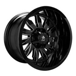 RBP Wheel 74R Silencer 20x10 8x180 -25 ET 124.1 CB Gloss Black/Milled