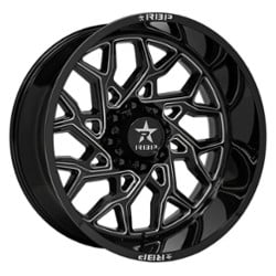 RBP Wheel 80R Scorpion 24x14 Blank 6 Lug -80 ET 78.1 CB Black Milled