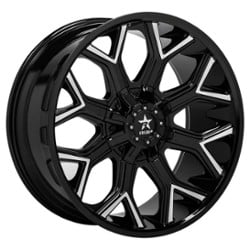 RBP Wheel 88R Tribute 20x10 5x127/5x139.7 -12 ET 78.1 CB Black Milled