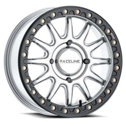 Raceline A14SB Alpha Beadlock 17x7 5x114.3 25 ET 68 CB Silver Black