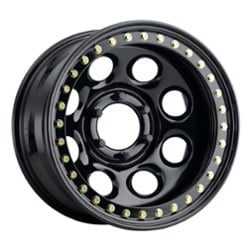 Raceline RT81 Rock 8 Beadlock 15x8 5x114.3 -19 ET 83.8 CB Black