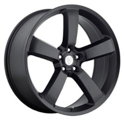 Voxx Replica Dodge Charger 20x9 5x115 20 ET 71.5 CB Matte Black