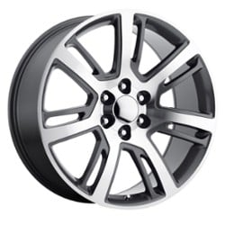 Voxx Replica Escalade Platinum 22x9 6x139.7 31 ET 78.3 CB Gunmetal Machined Face