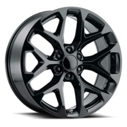 Voxx Replica Snowflake 22x9 6x139.7 24 ET 78.1 CB Gloss Black