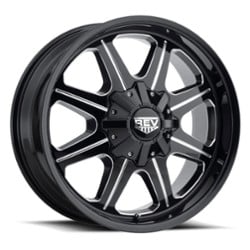 Rev 823 Offroad 17x9 5x127/5x139.7 -12 ET 87 CB Gloss Black Milled