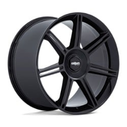 Rotiform FRA R907 22x10 5x130 56 ET 71.5 CB Gloss Black With Matte Black Spokes