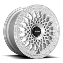 Rotiform LHR-M R176 19x8.5 Blank 5 Lug 35 ET 66.6 CB Silver