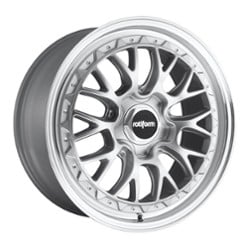 Rotiform LSR R155 18x8.5 5x112 45 ET 66.6 CB Silver & Machined