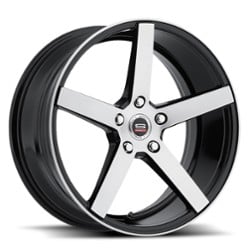 Spec-1 SP-36 20x8.5 5x114.3 38 ET 73.1 CB Gloss Black Brushed