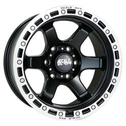 Scale 4x4 S03 17x9 6x139.7 -25 ET 106.3 CB Black Machined