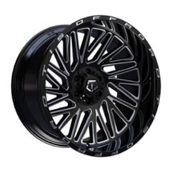 TIS Offroad 553B 20x9 5x127/5x139.7 0 ET 106.1 CB Gloss Black Milled