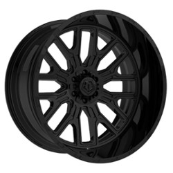 TIS Offroad 560B 18x9 6x139.7 18 ET 106.2 CB Gloss Black w/Lip Logo