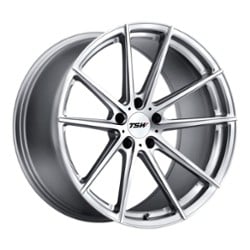 TSW Alloy Bathurst 20x8.5 5x112 20 ET 72.1 CB Silver W/Mirror Cut Face