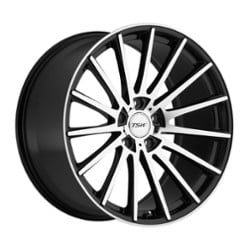 TSW Alloy Chicane 19x9.5 5x112 35 ET 72 CB Gloss Black w/Mirror Cut Face