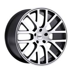 TSW Alloy Donington 22x10.5 5x120 25 ET 76 CB Gunmetal Mirror Cut Face/Gunmetal Lip