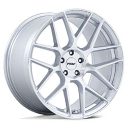 TSW Alloy Lasarthe TW002 17x8 5x108 40 ET 72.56 CB Silver Machined