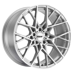 TSW Alloy Sebring 17x8 5x108 40 ET 72.1 CB Silver W/Mirror Cut Face