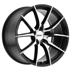 TSW Alloy Sprint 18x8.5 5x114.3 20 ET 76.1 CB Gloss Black W/Mirror Cut Face