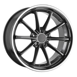 TSW Alloy Sweep 19x9.5 5x120 40 ET 76.1 CB Gloss Gunmetal with Stainless Lip