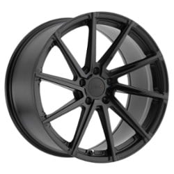 TSW Alloy Watkins 18x9.5 5x112 39 ET 72.1 CB Matte Black W/Gloss Black Face