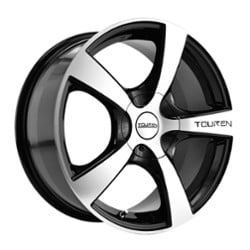 Touren TR9 3190 16x7 5x112/5x120 42 ET 72.56 CB Black/Machined Face/Machined Lip