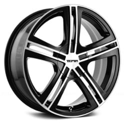 Touren TR62 3262 16x7 4x100/4x114.3 40 ET 67.1 CB Black/Machined Face/Machined Lip