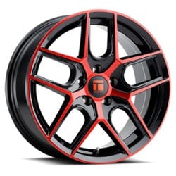 Touren TR79 3279 17x8 5x120 35 ET 72.56 CB Gloss Black/Red Tint