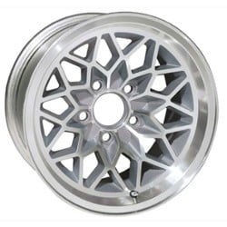 U.S. Wheel Snowflake 350 17x9 5x120.65 3 ET 72.56 CB Silver/Machine