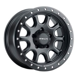 U.S. Wheel Aluminum Stealth 771BL Simulated Beadlock 17x8.5 5x127 0 ET 94 CB Matte Black