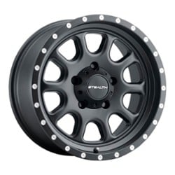 U.S. Wheel Aluminum Stealth 771 Simulated Beadlock 17x8.5 5x127 0 ET 94 CB Matte Black