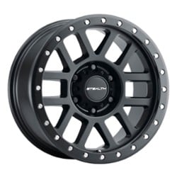 U.S. Wheel Aluminum Stealth (Series 772) Simulated Beadlock 17x8.5 5x127 0 ET 94 CB Matte Black