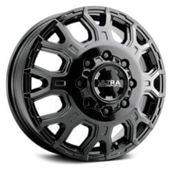 Ultra 022 Scorpion Dually Front 17x6.5 8x165.1 129 ET 121.7 CB Gloss Black