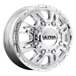 Ultra 049 Predator Dually Front 17x6.5 8x165.1 129 ET 121.7 CB Chrome